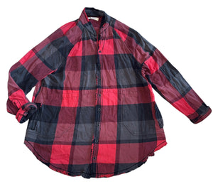 We The Free by Free People women’s Summer Daydream button down flannel top XS