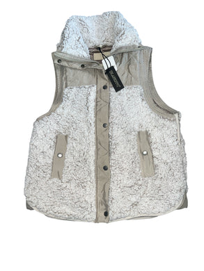 Blank NYC x Free People women’s Angel Eyes sherpa vest XS NEW