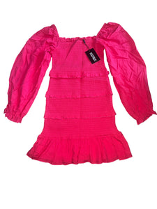 Katie J NYC tween girls Laila smocked dress M(10) NEW