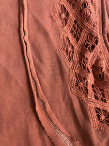 Free People women’s Table For Two oversized tunic tank XS NEW