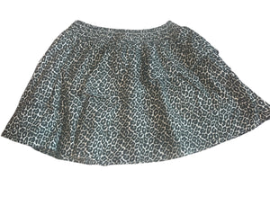 Ever After Collection girls double ruffle leopard skirt 8
