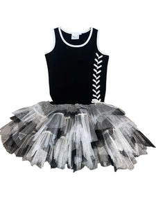 Ooh La La Couture girls lace up tutu party dress 6x-7