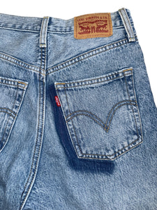 Levi’s women’s Ribcage Straight high rise ankle jeans 25