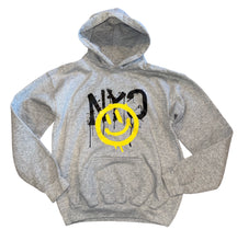 Gildan kids heavyweight hoodie with custom NYC graffiti graphic youth XL