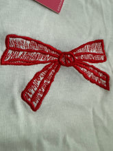 Edikted junior/women’s embroidered bows cropped tee S NEW