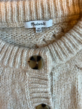 Madewell women’s Ashmont cable sweater cardigan XS