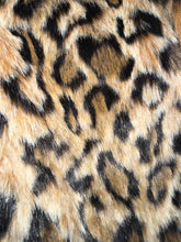 Free People women’s faux fur leopard jacket XS