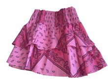 Theme girls smocked bandana print skirt M(10-12)