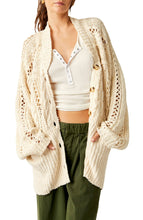 Free People women’s cable stitch cardigan sweater XS NEW