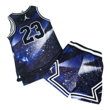 Jordan boys 2pc AOP #23 embroidered jersey & shorts set S(8-10) NEW