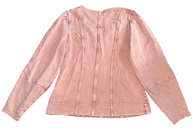 Maeve Anthropologie women’s puff sleeve braided tassel top M
