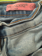 Blank NYC girls Mini Lenox high rise cutoff jean shorts 8