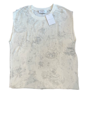 Iro Jeans women’s Berrie distressed sweater tank L NEW