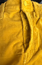 Mother women’s The Tomcat ankle straight button-fly corduroys in Hopscotch 25