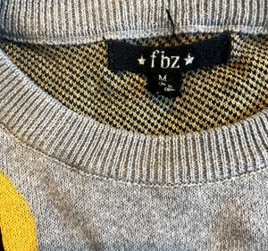 Flowers By Zoe girls happy face sweater M(8-10)