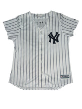 Majestic Cool Base women’s Yankees Aaron Judge button up jersey L