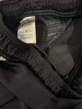 Adidas boys triple stripe black athletic shorts 9-10