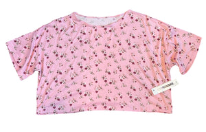 Cheryl Creations girls ditsy floral crop top XL(16) NEW