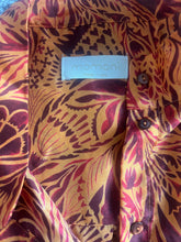 Momoni women’s silky floral blouse 44(large)