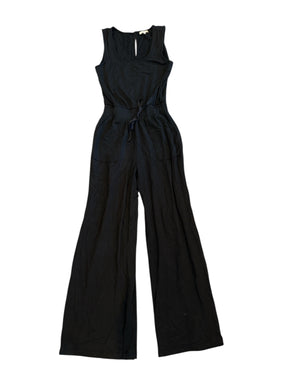 Z Supply women’s fleece wide leg sleeveless jumpsuit XS