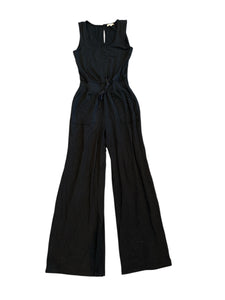 Z Supply women’s fleece wide leg sleeveless jumpsuit XS