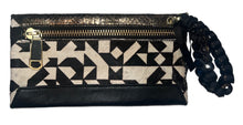 Rafe New York Celia genuine calf hair wristlet with beaded strap