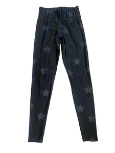 Terez women’s Uplift tonal foil star print hi shine leggings S