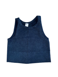 Nikibiki women’s cropped chevron tank top ONE SIZE