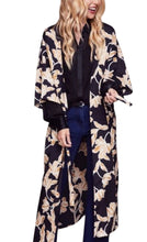 Maison Du Soir women’s floral kimono robe S/M NEW