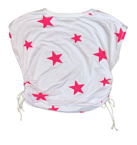 T2 Love girls ruched tie hem star tee 14