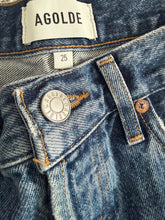Agolde women’s 90’s pinch waist high rise straight leg jeans 25 NEW