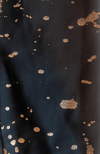 Terez girls rose gold splatter leggings S(7-8)