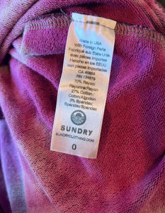 Sundry Evereve women’s racerback tie dye dress 0(XS)