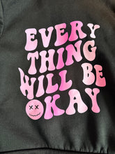 Unbranded girls 2pc Everything Will Be Okay sweatshirt 8Y