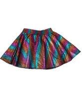 Pixie Lane girls rainbow glitter shirred skater skirt 7