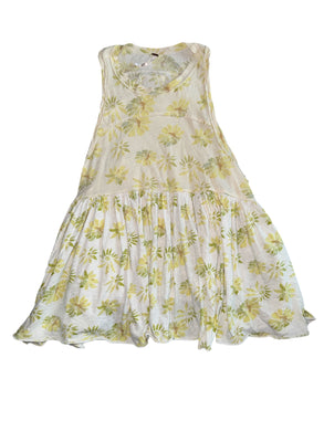 Free People women’s Madison floral babydoll tunic top XS