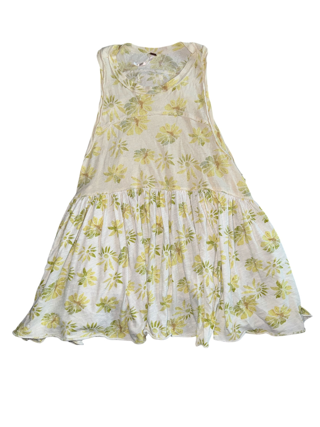 Free People women’s Madison floral babydoll tunic top XS