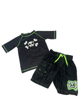 Mish Boys 2pc Skull rash guard and swim shorts 5