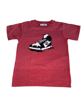 Three & Out boys melting high top sneaker graphic tee 5