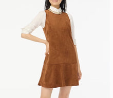 J Crew women’s faux suede drop waist dress 0