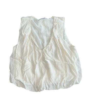 Astr The Label women’s bubble hem sleeveless blouse L