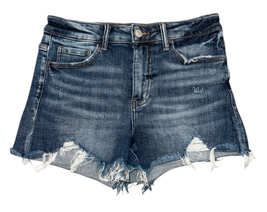 Lovervet by Vervet women’s distressed denim cutoff jean shorts M