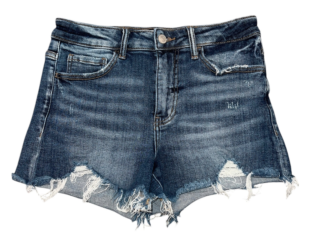 Lovervet by Vervet women’s distressed denim cutoff jean shorts M