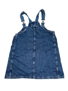 Free People women’s denim overall smock dress XS NEW