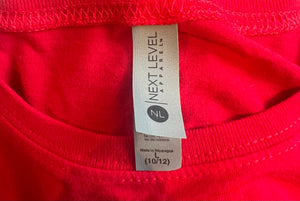 Next Level girls Go Taylor’s Boyfriend tee shirt L(10-12)