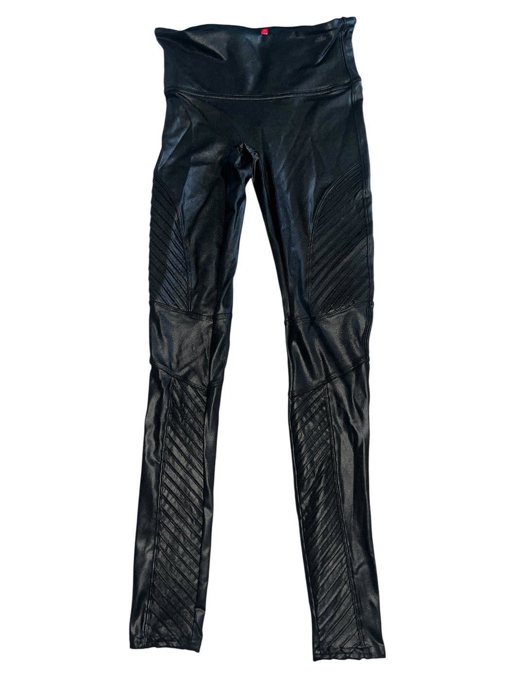 Spanx women’s faux leather moto leggings sz S