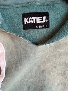 Katie J NYC womens/juniors 2pc dip dye Emma sweatsuit XS