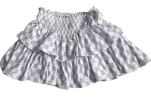 Sparkle By Stoopher girls smocked checkered skirt 8