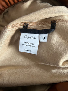 Enzo Costa women’s vegan leather jogger pants 3(L)