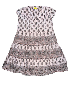 Roller Rabbit women’s paisley v-neck tunic dress XS